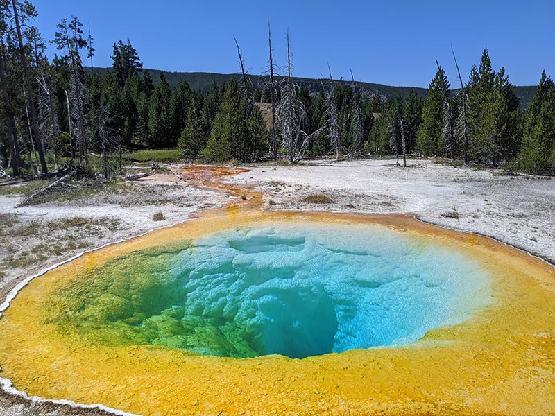 Morning glory pool hike best sale