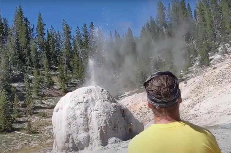 man-enjoying-lone-star-geyser-while-on-hike